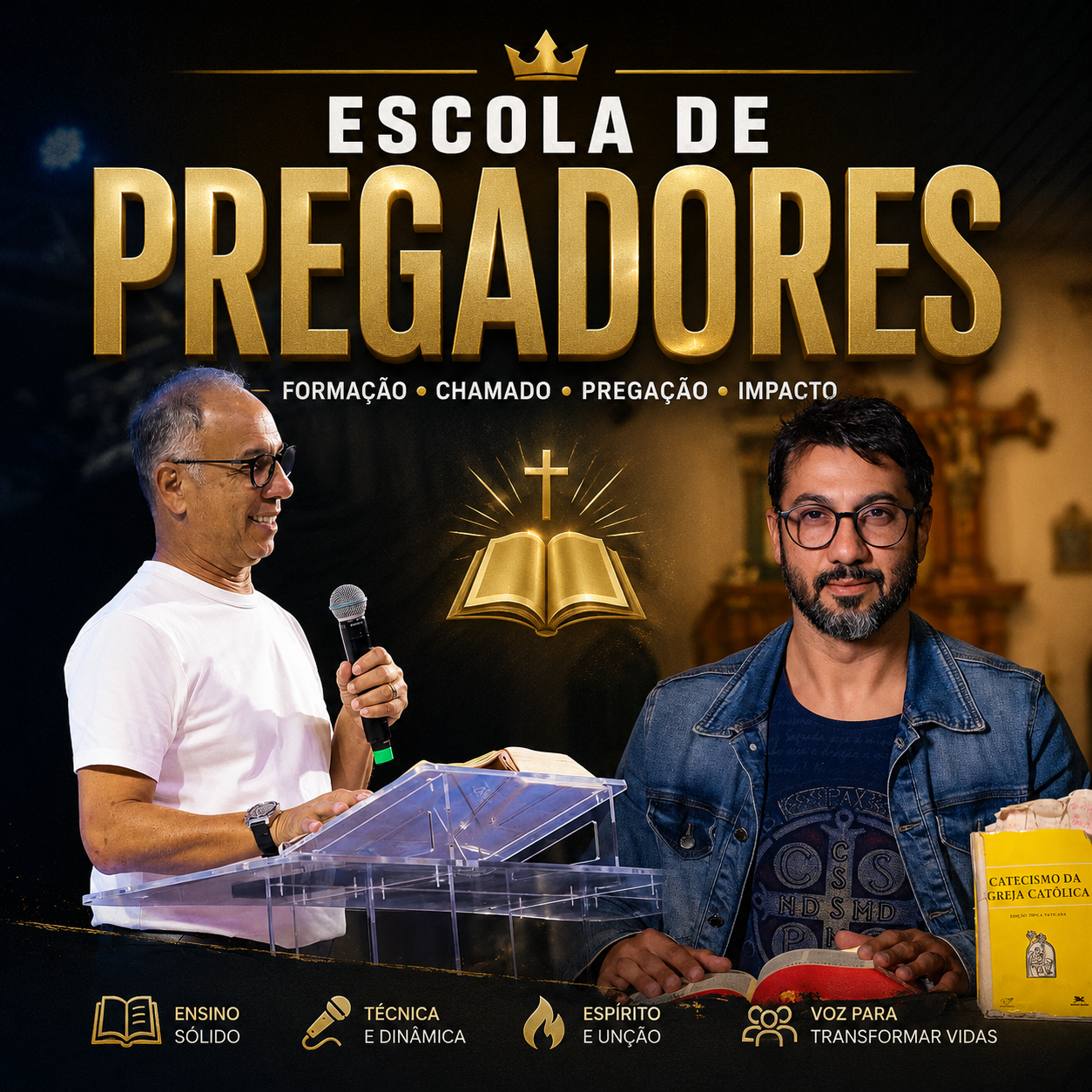 Capa oficial da Escola de Pregadores
